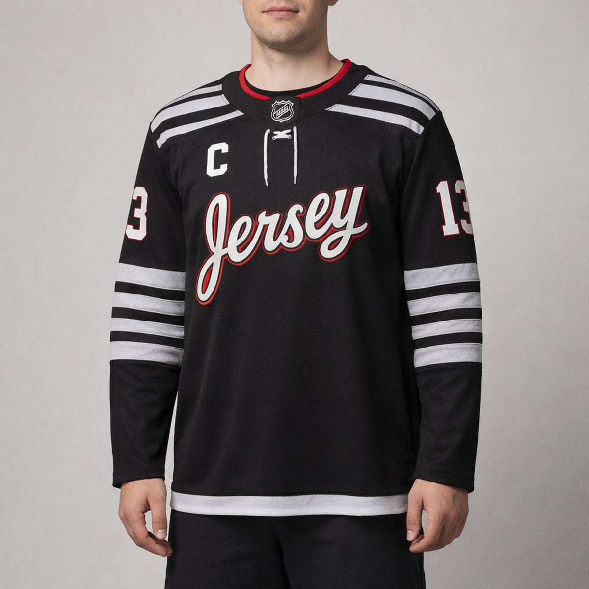 Hischier 13 Jersey Hockey Jersey - 4