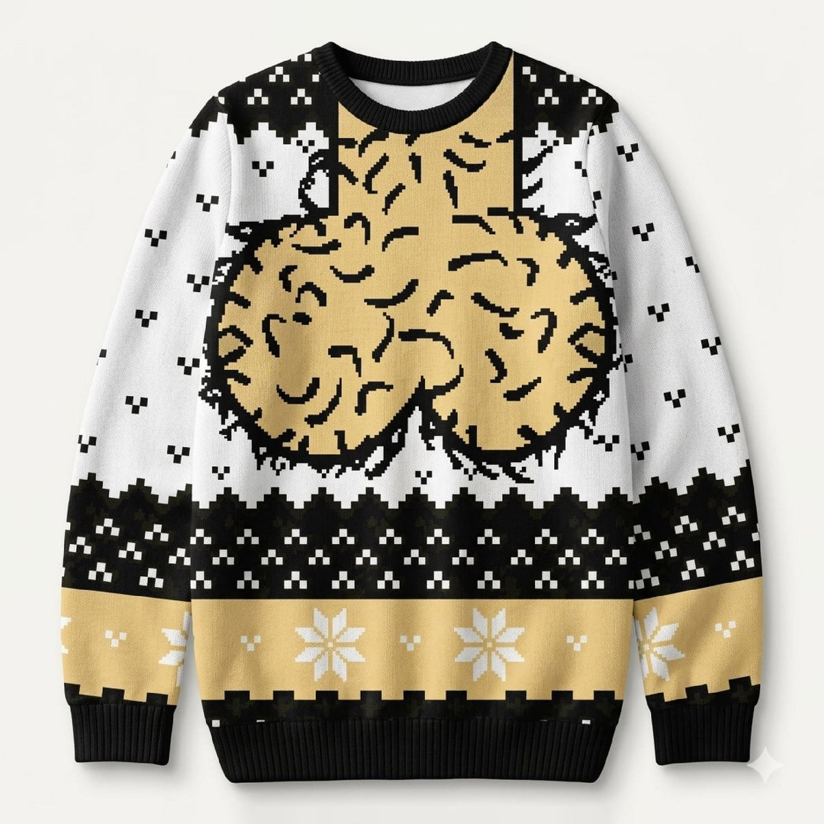 Funny Hairy Chest Christmas Ugly Sweater Sweatshirt