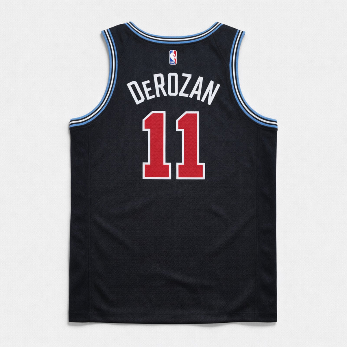 DeRozan 11 Chicago Basketball Jersey Black Blue - 2