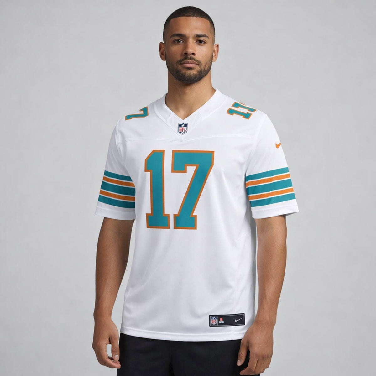 Waddle 17 Dolphins Football Jersey - 4