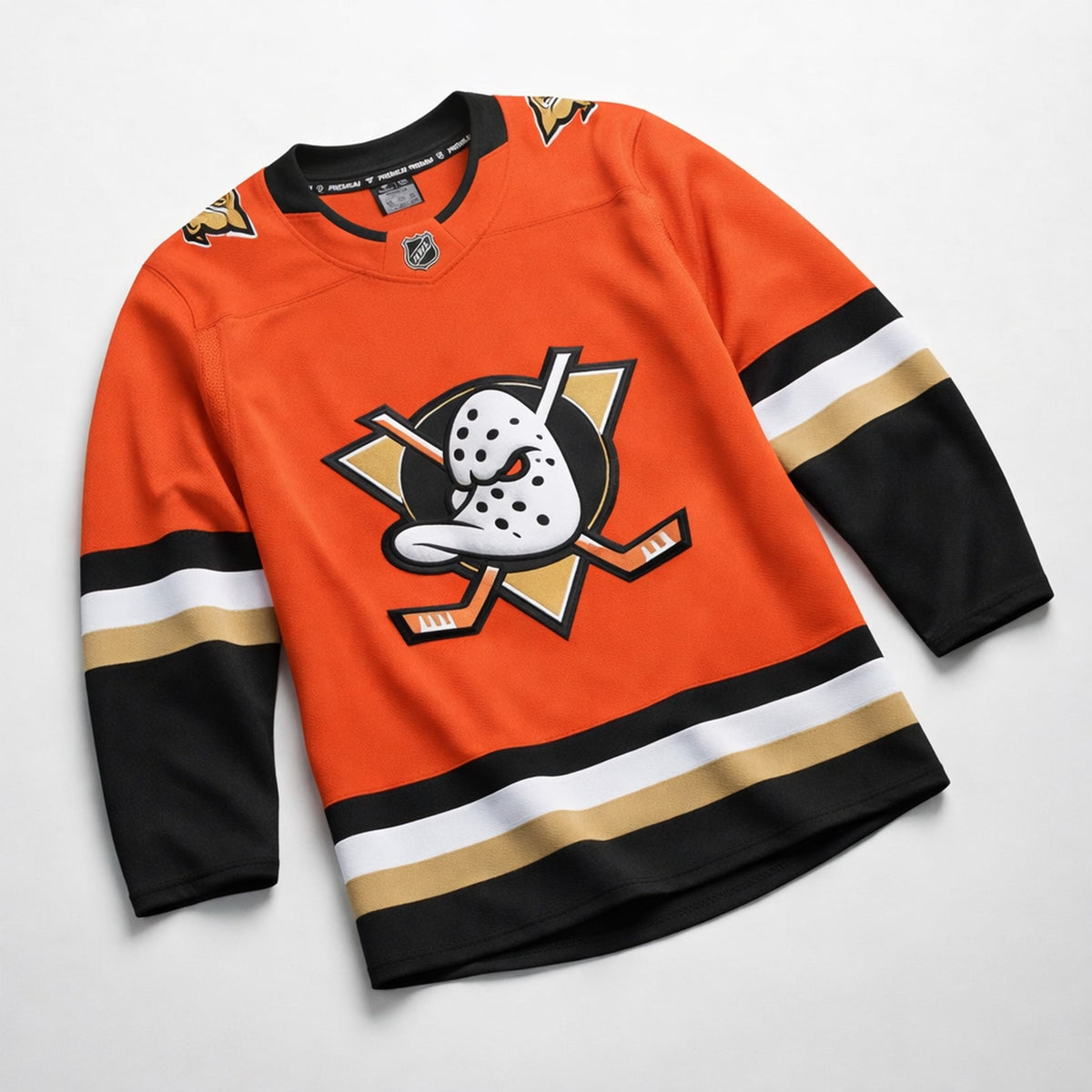 Anaheim Ducks Hockey Jersey Orange Classic - 3