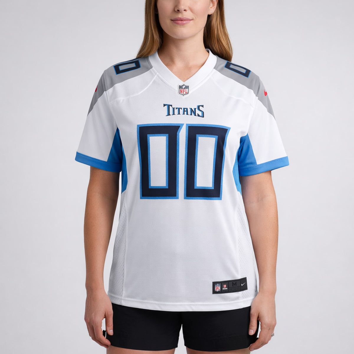 Titans 00 White Football Jersey - 5