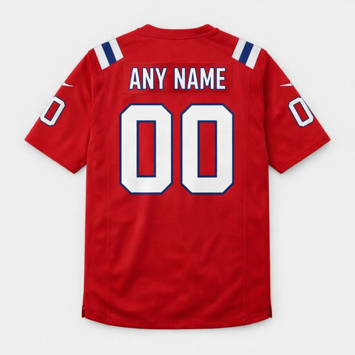 Red Alternate Custom Football Jersey - 2