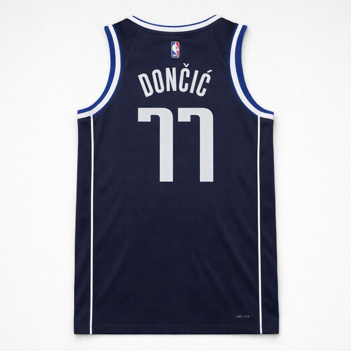 Dončić 77 Mavs Basketball Jersey