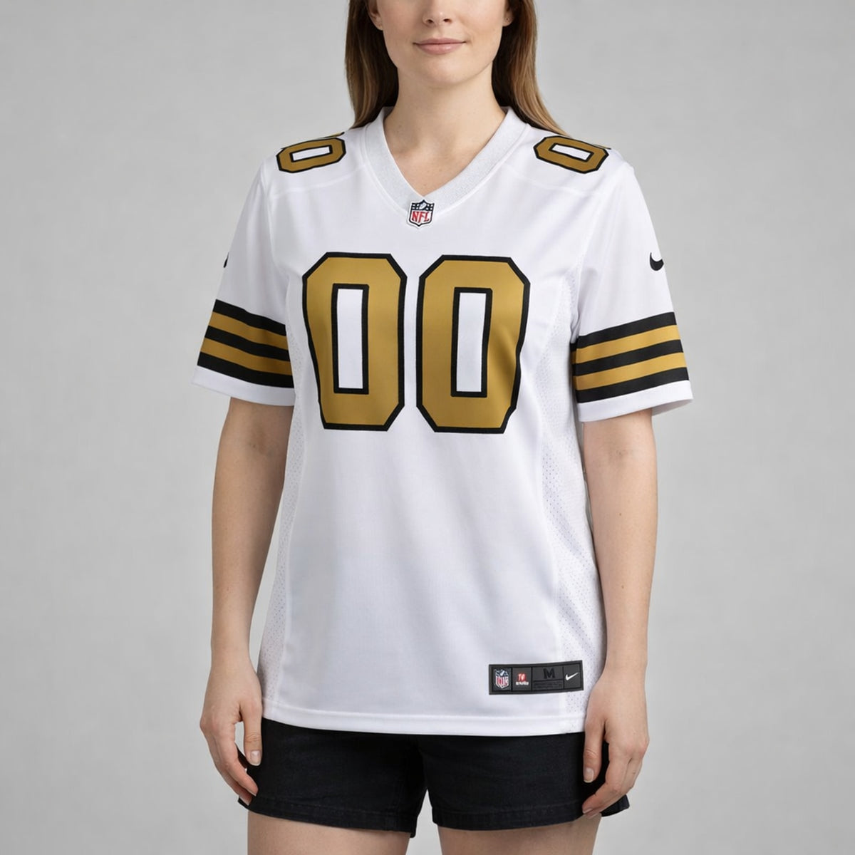 New Orleans Any Name 00 Football Jersey - 5