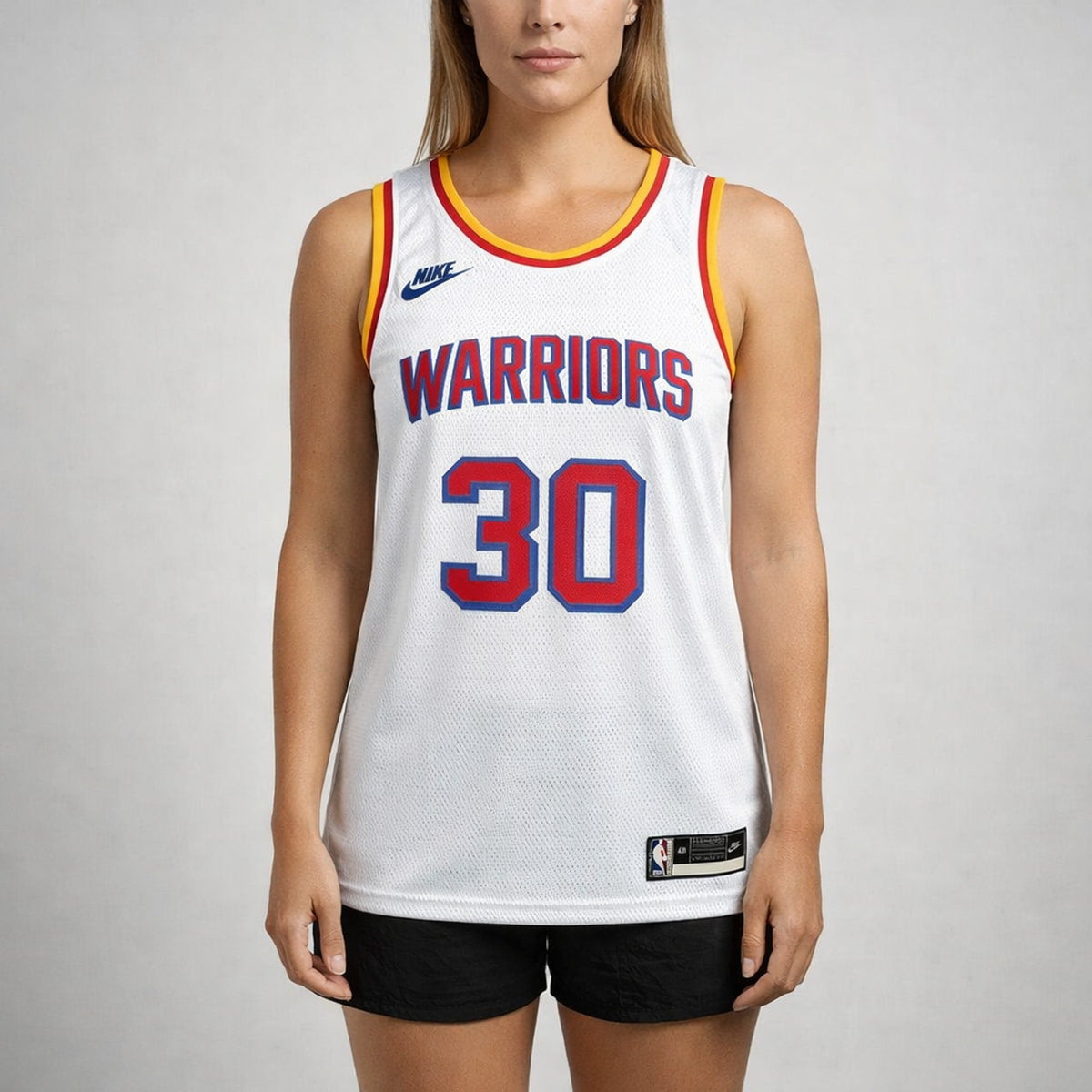Curry 30 Warriors White Basketball Jersey - 5