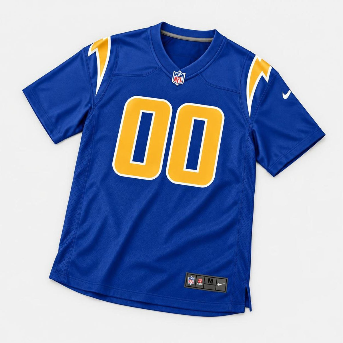 Royal Blue Bolt Football Jersey – Custom Name and Number - 3