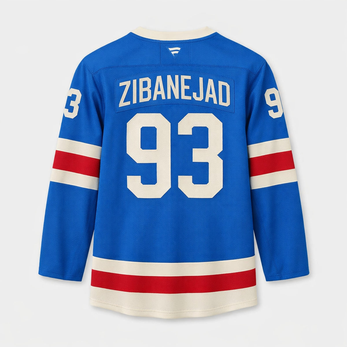Zibanejad 93 Rangers Blue Hockey Jersey - 2