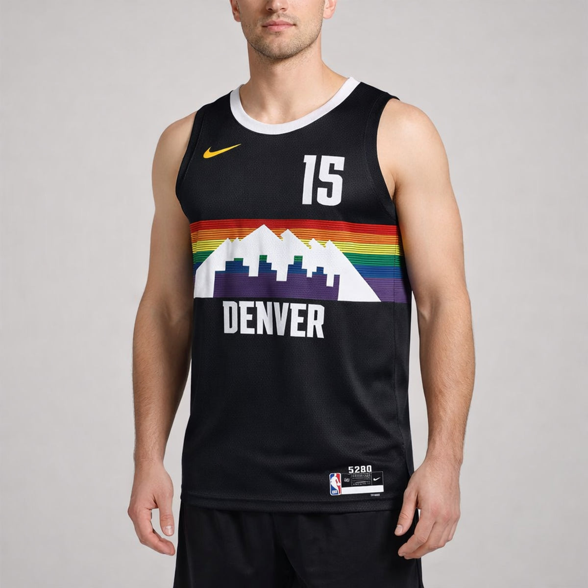 Jokić 15 Denver Basketball Jersey - 4