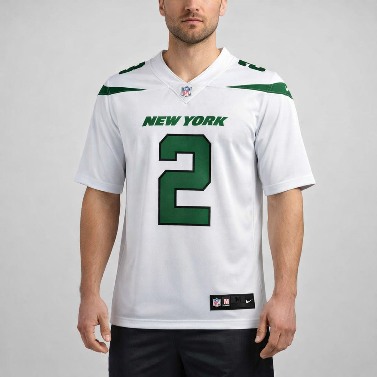 Wilson 2 New York Football Jersey White - 4