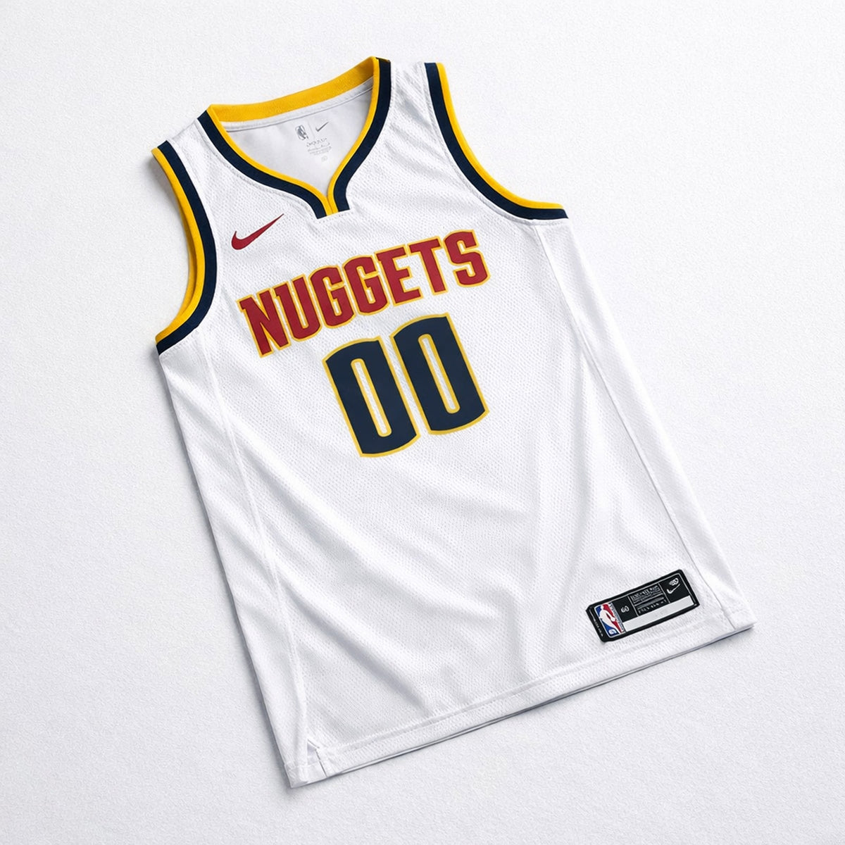 Nuggets 00 White Basketball Jersey - 3