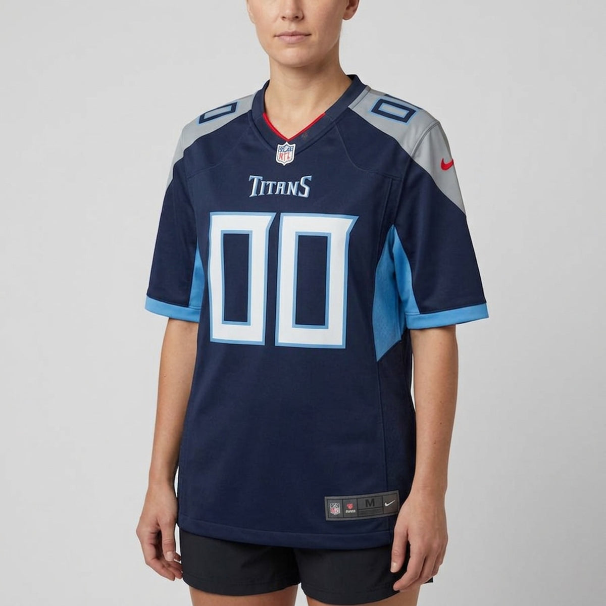 Navy Blue Football Jersey – Custom Name and Number - 5