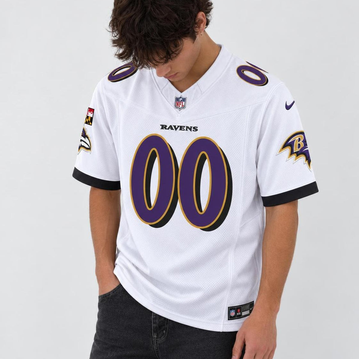 Baltimore Flag Football Jersey - Custom Name and Number - 6