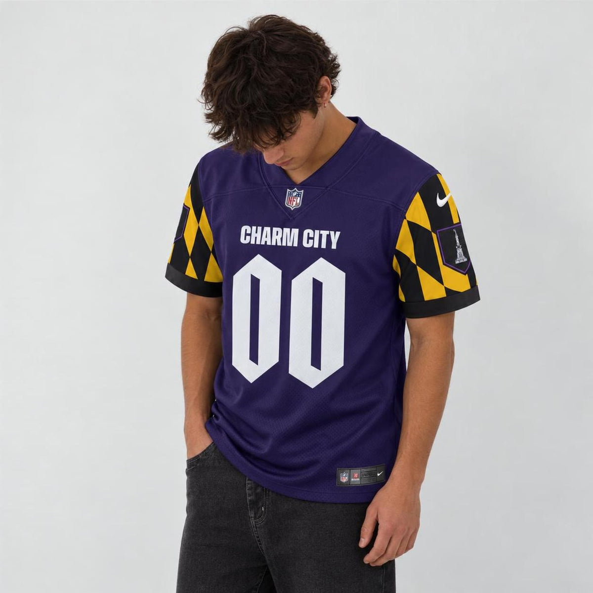 Charm City Football Jersey - Custom Name and Number - 4