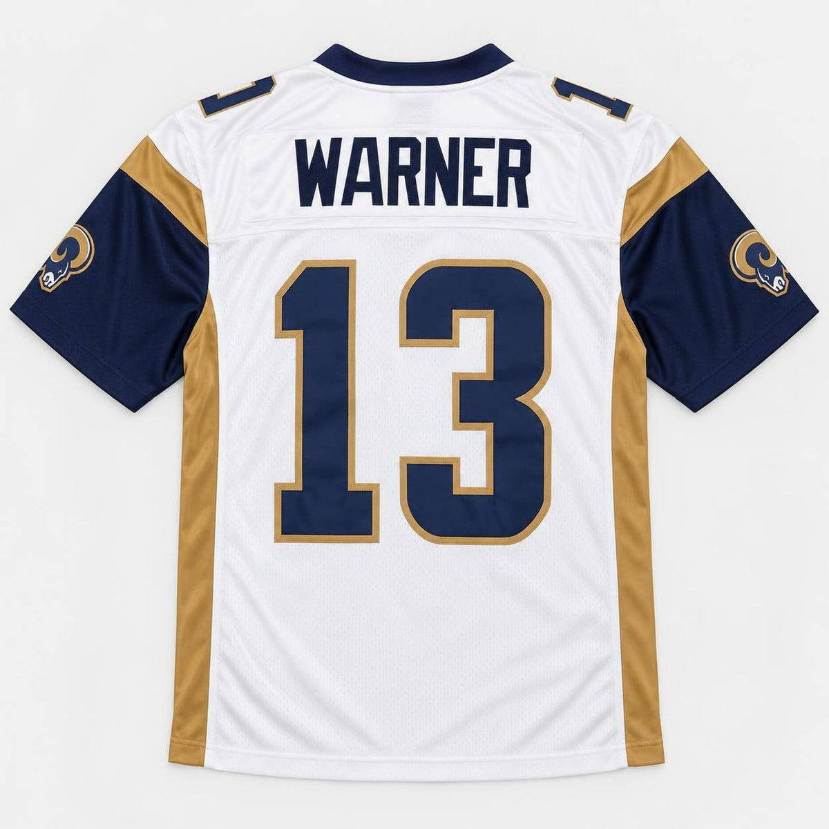 Warner 13 Rams White Football Jersey - 2