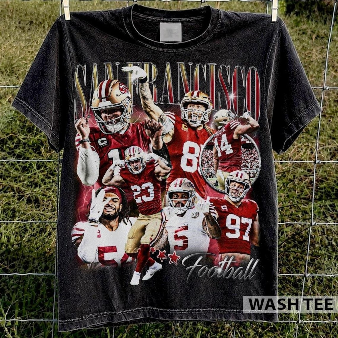 San Francisco 49ers Legends Vintage Football Graphic T-Shirt