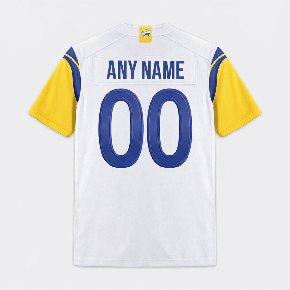 White Football Jersey - Custom Name and Number - 2