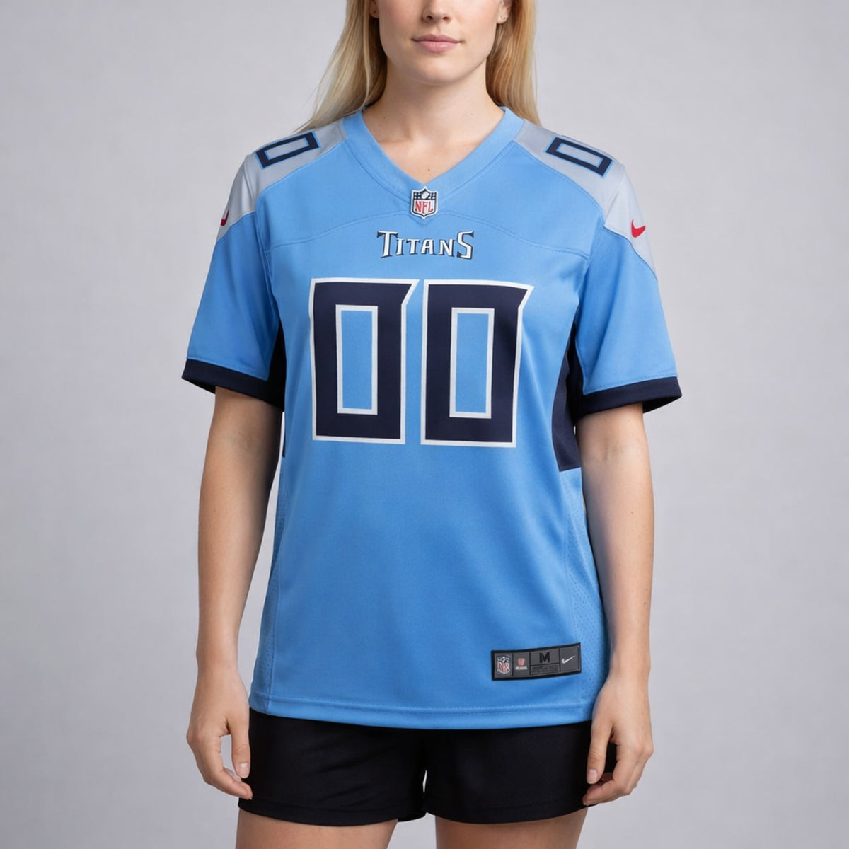 Light Blue Football Jersey – Custom Name and Number - 5