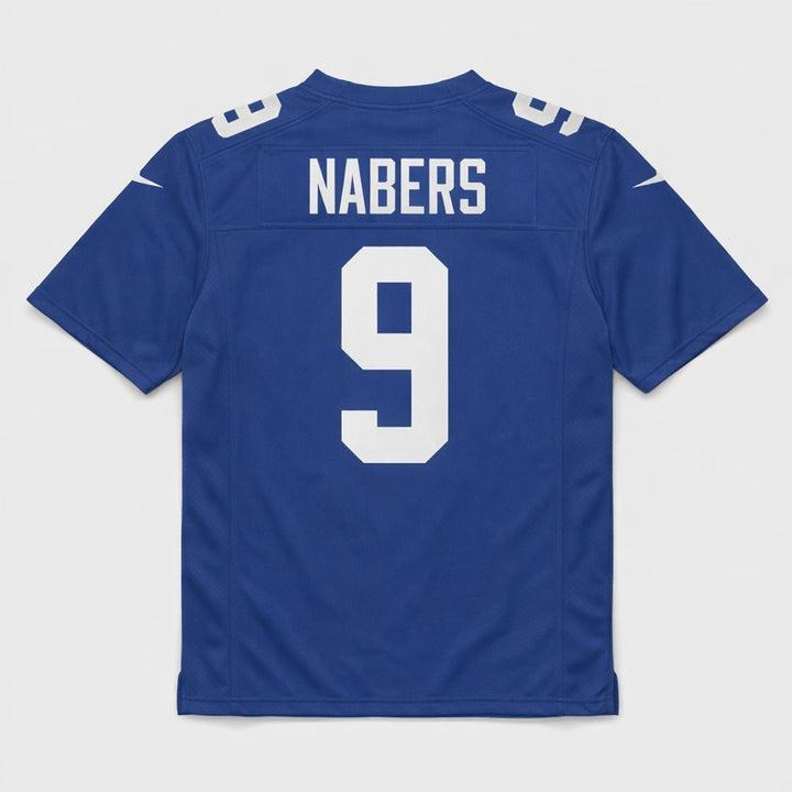 Nabers 9 New York Giants Football Jersey