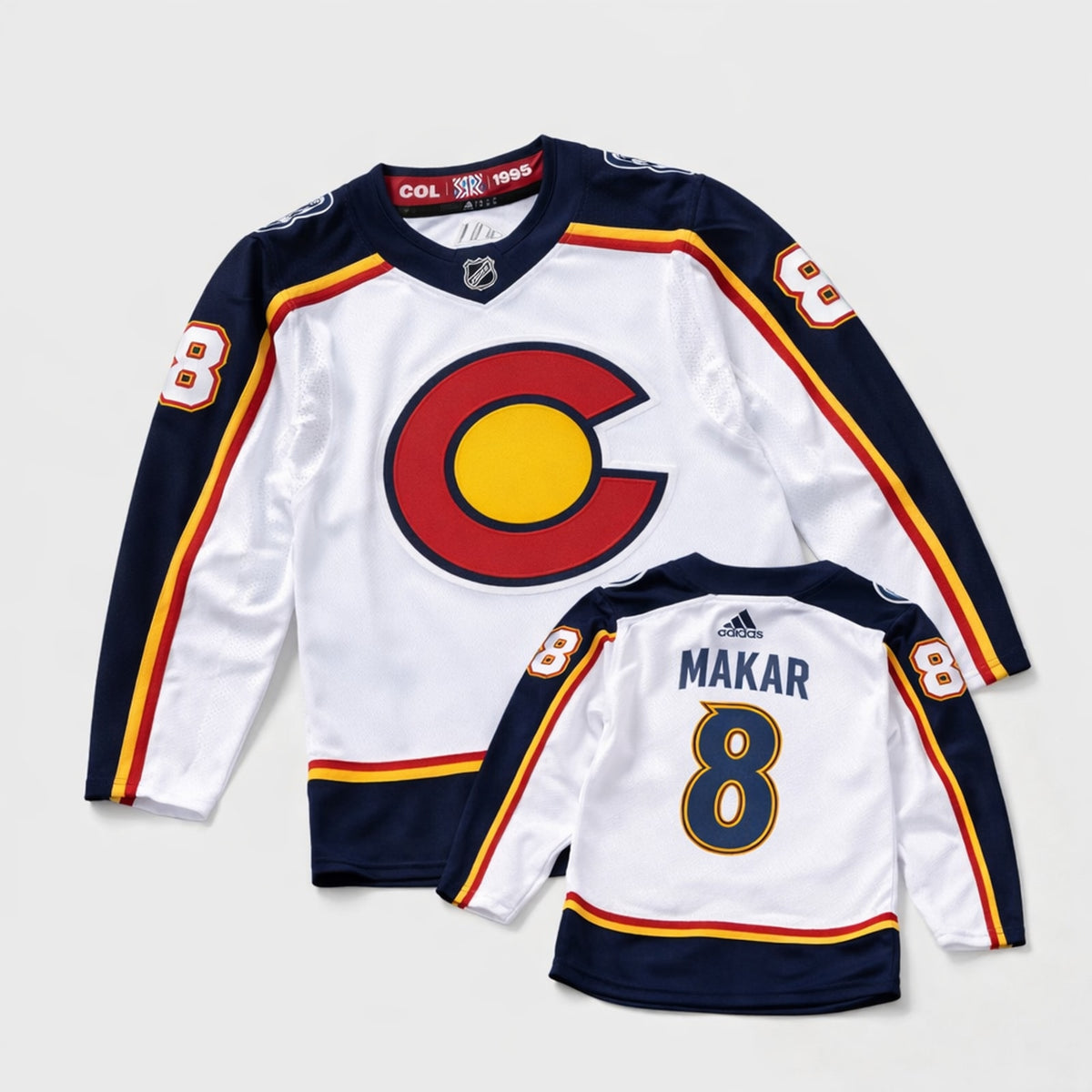 Makar 8 Avalanche Hockey Jersey - 3