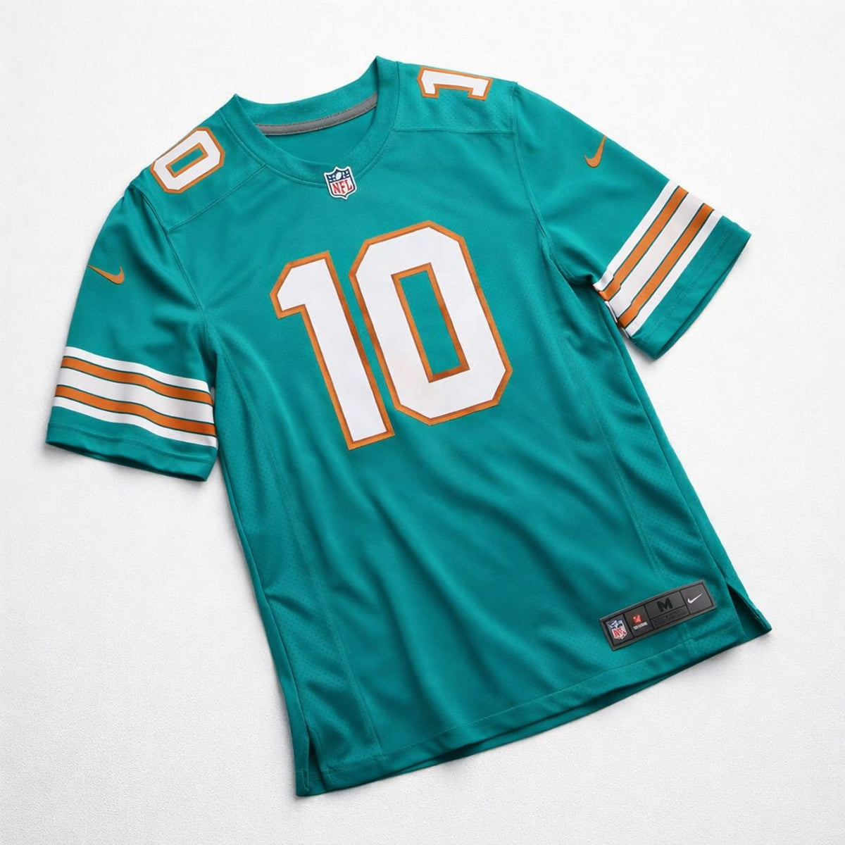 Tyreek Hill 10 Dolphins Aqua Football Jersey - 3