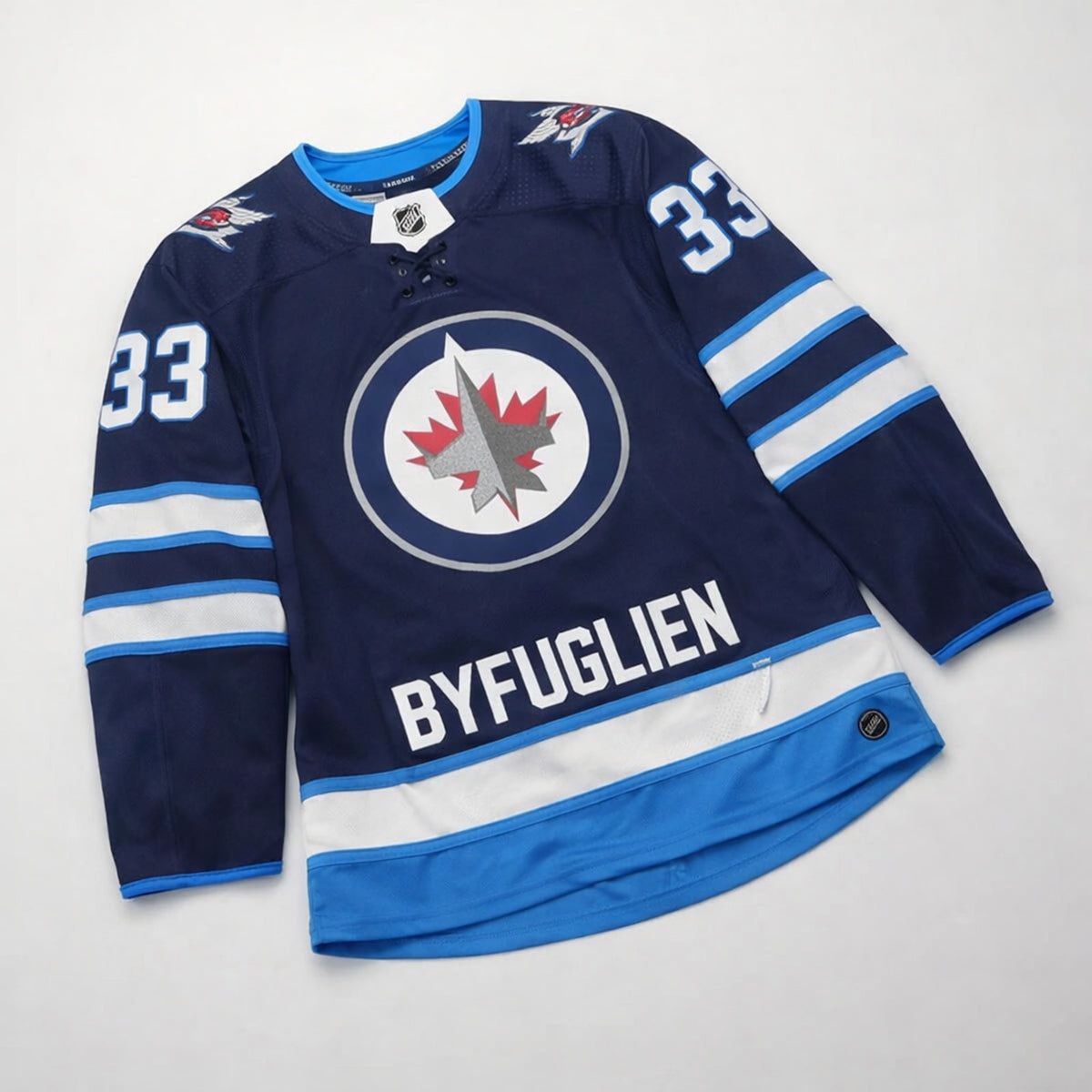 Byfuglien 33 Winnipeg Jets Hockey Jersey - 3