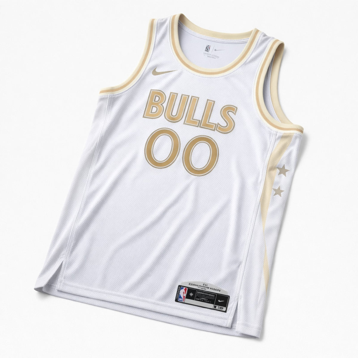 Bulls White City Edition Basketball Jersey - 3