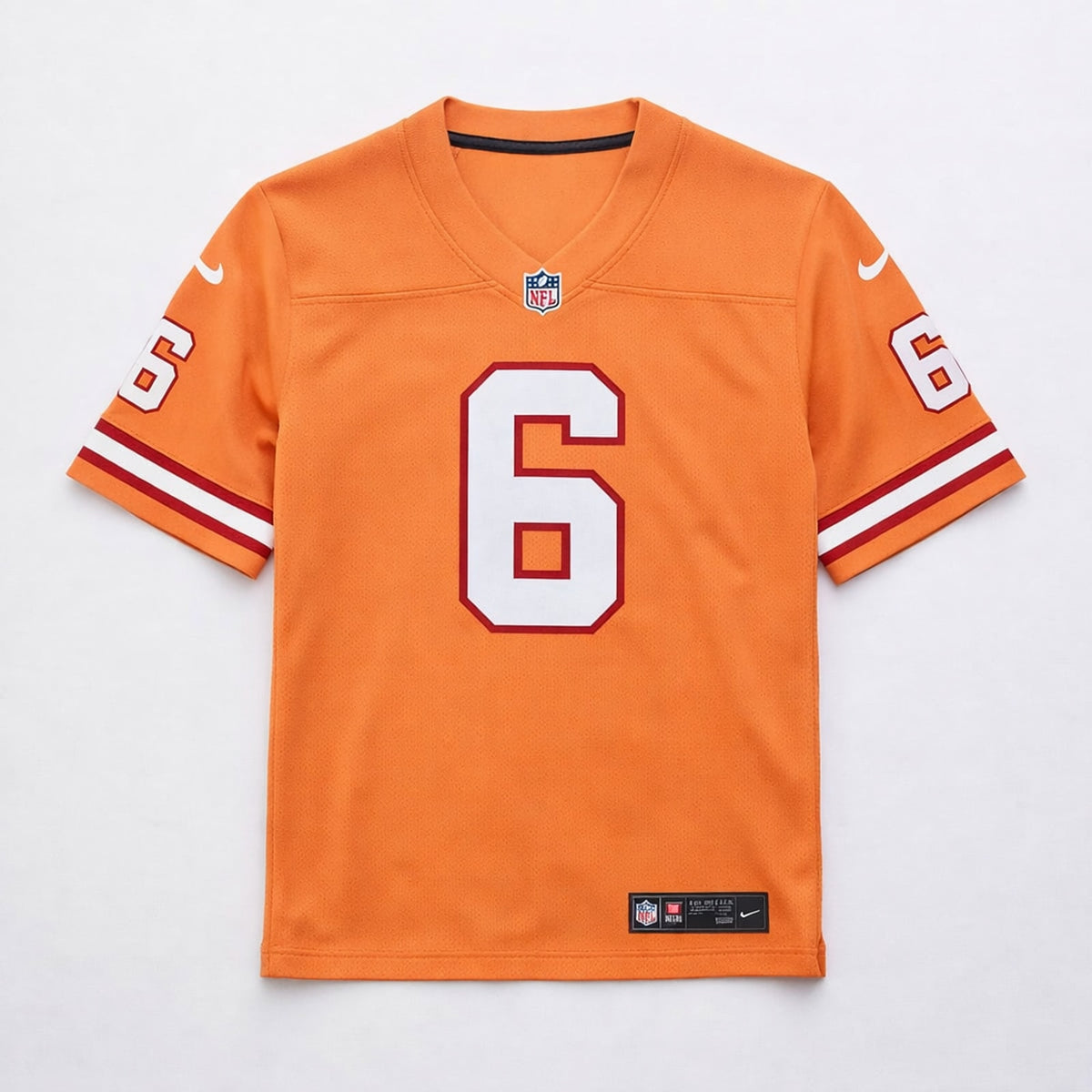 Mayfield 6 Orange Football Jersey - 1