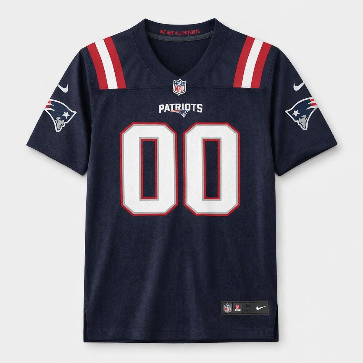 Patriots Any Name 00 Football Jersey - 1