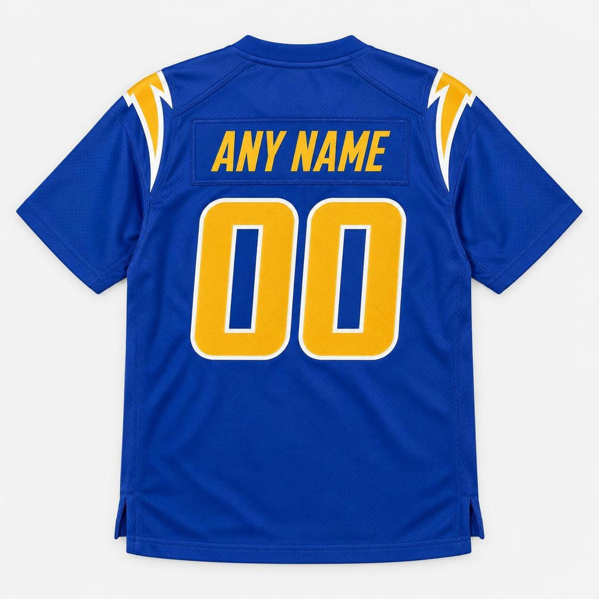 Royal Blue Bolt Football Jersey – Custom Name and Number - 2