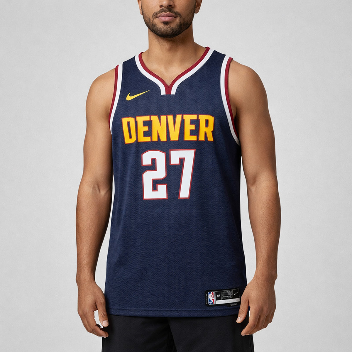 Murray 27 Denver Basketball Jersey - 4