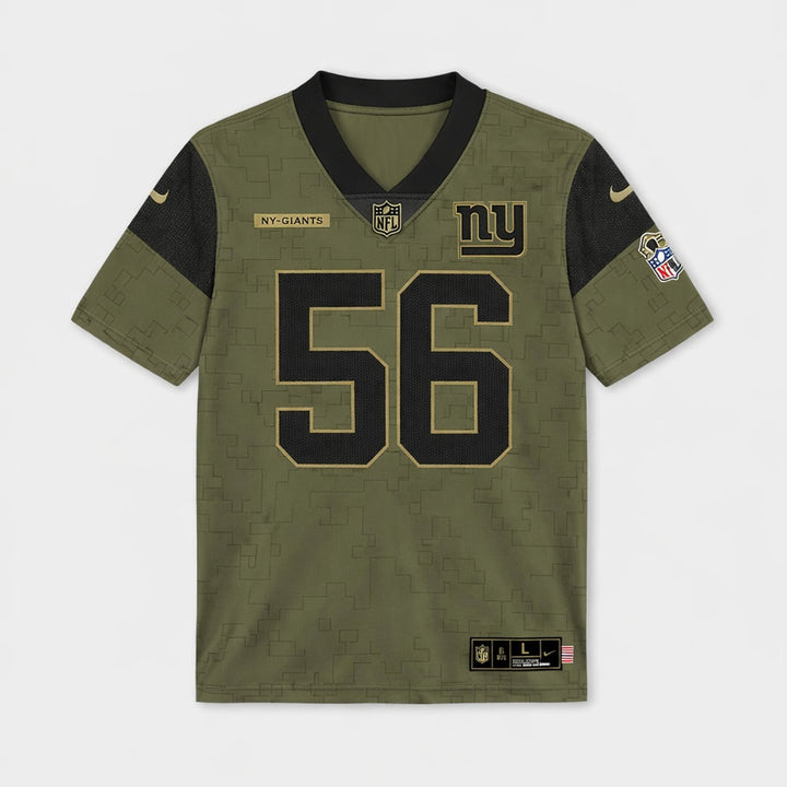 Taylor 56 Giants Football Jersey Olive