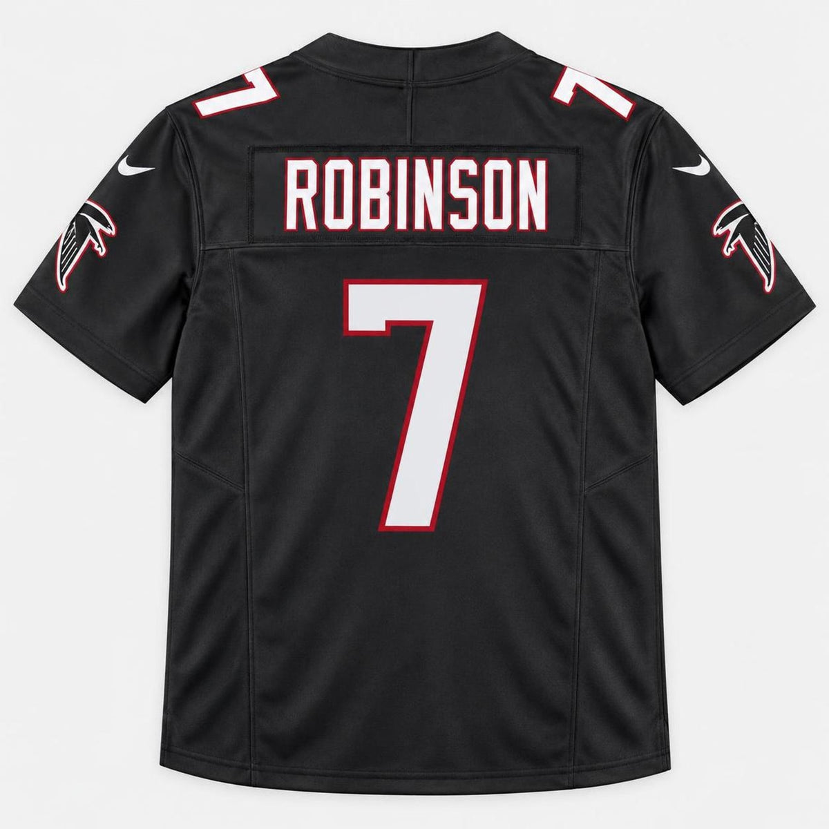 Robinson 7 Black Atlanta Football Jersey - 6