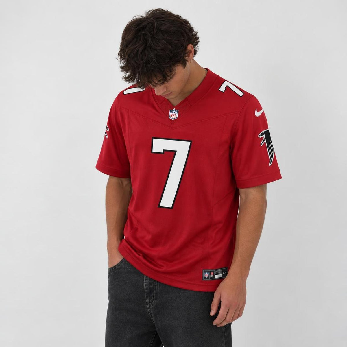 Robinson 7 Black And Red Football Jersey - 4