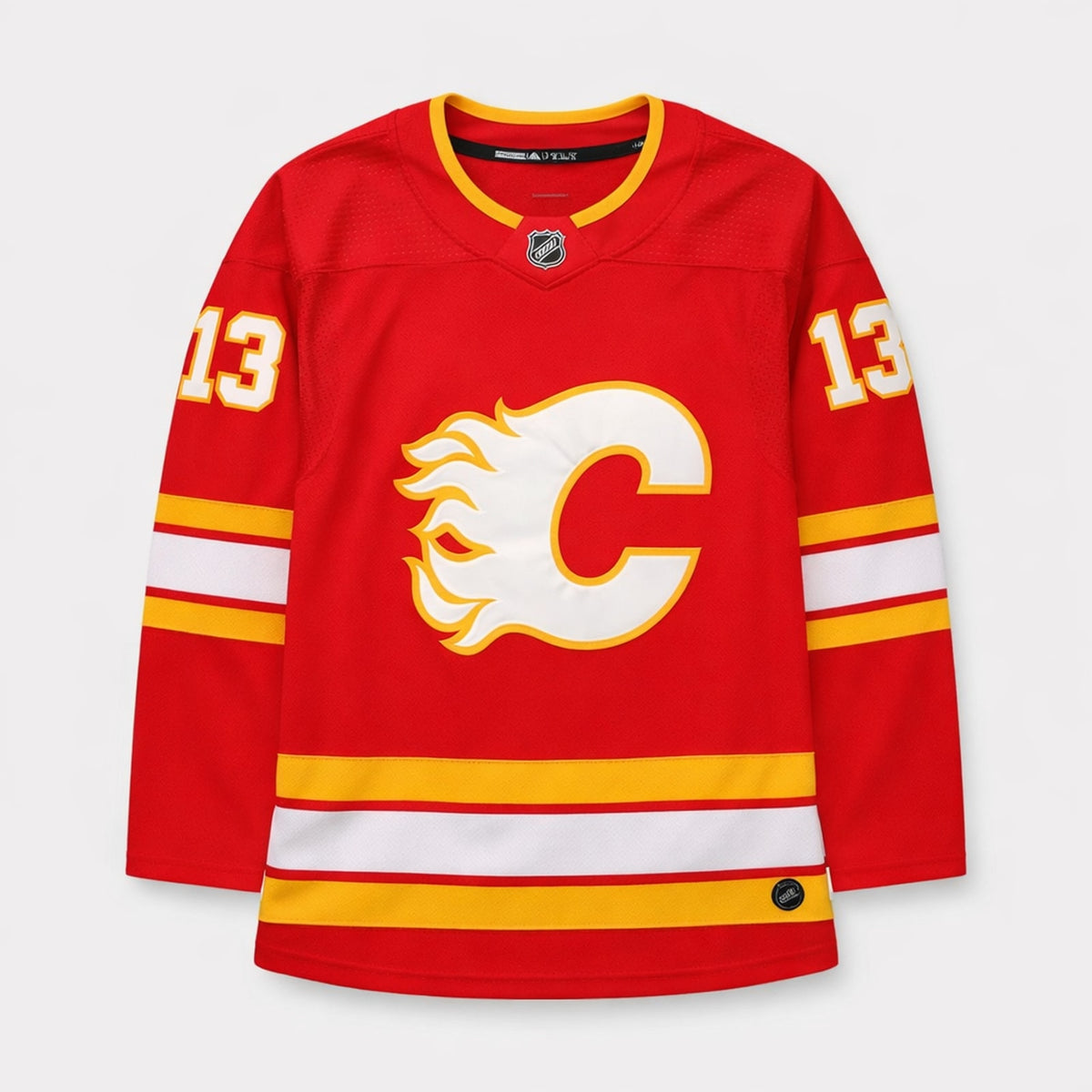 Gaudreau 13 Calgary Flames Red Hockey Jersey - 1