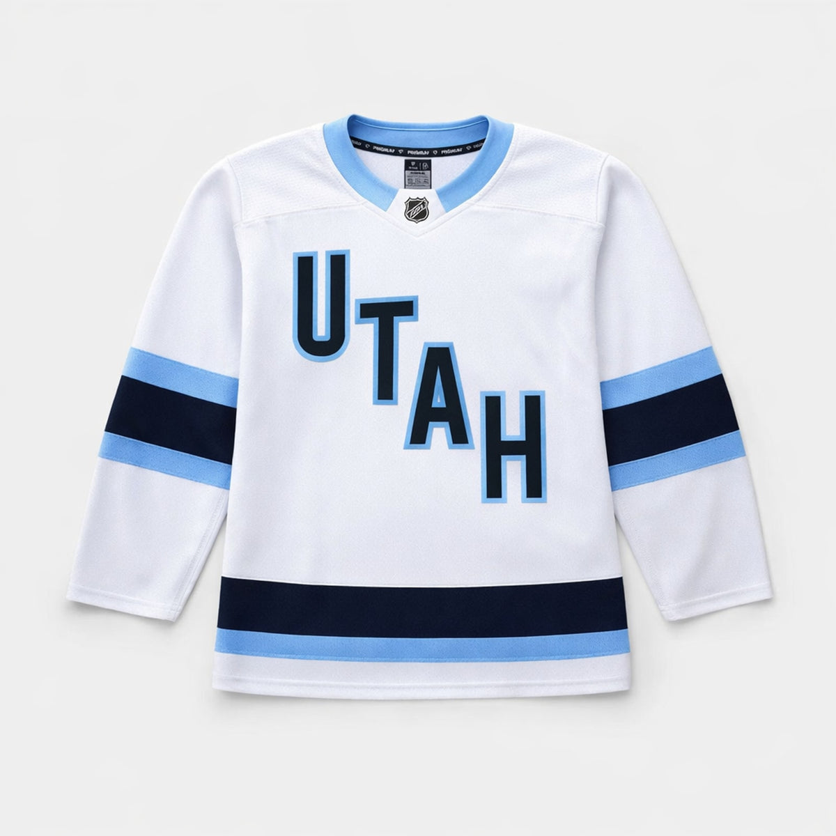 Utah White Hockey Jersey - 1