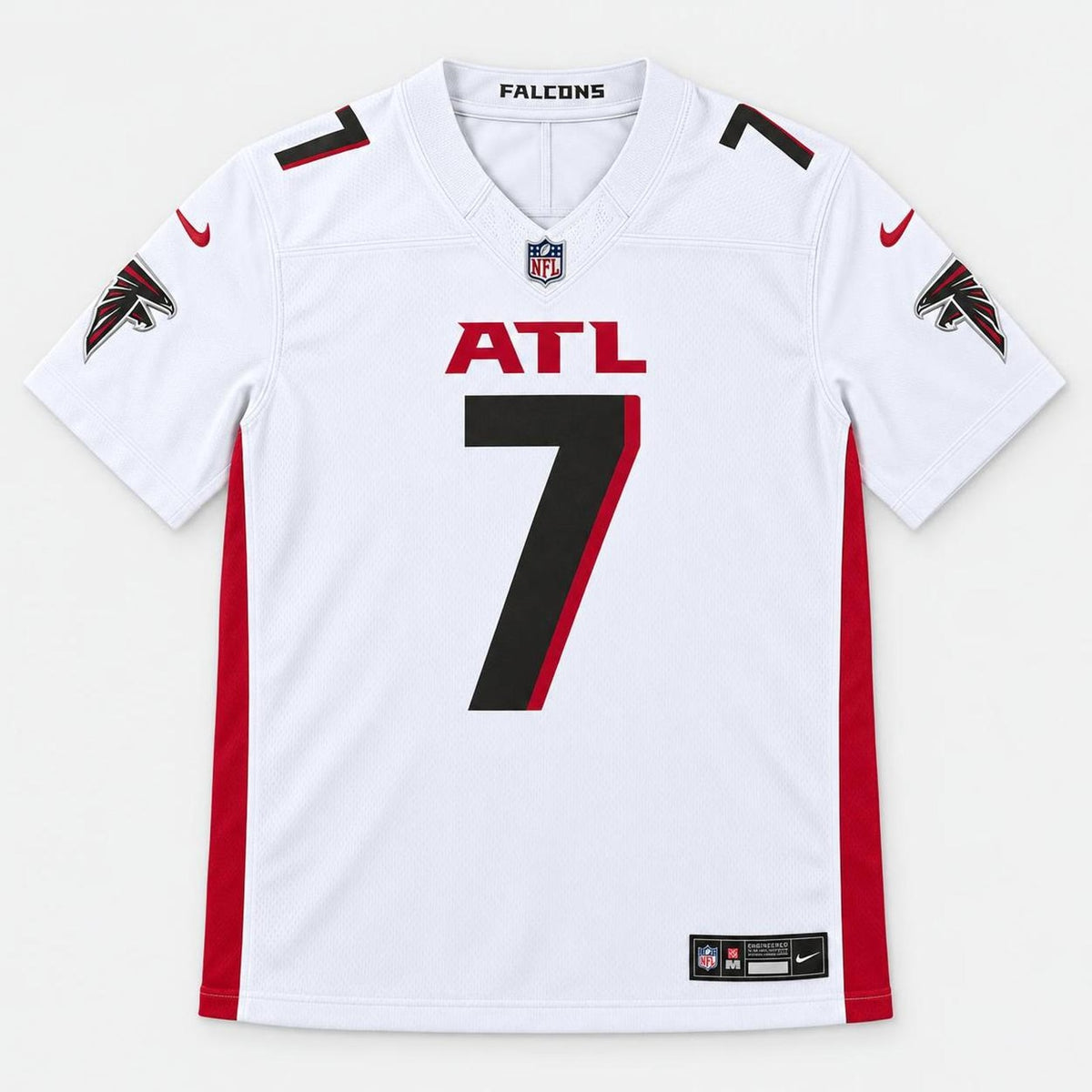 Robinson 7 Atlanta White Football Jersey - 1