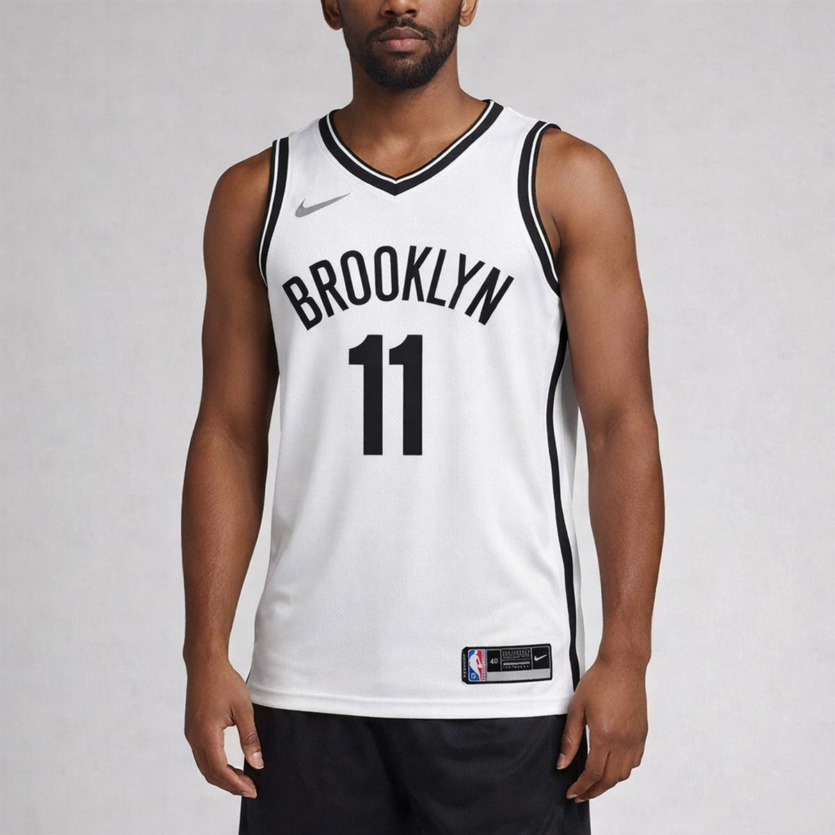 Irving 11 Brooklyn White Basketball Jersey - 4