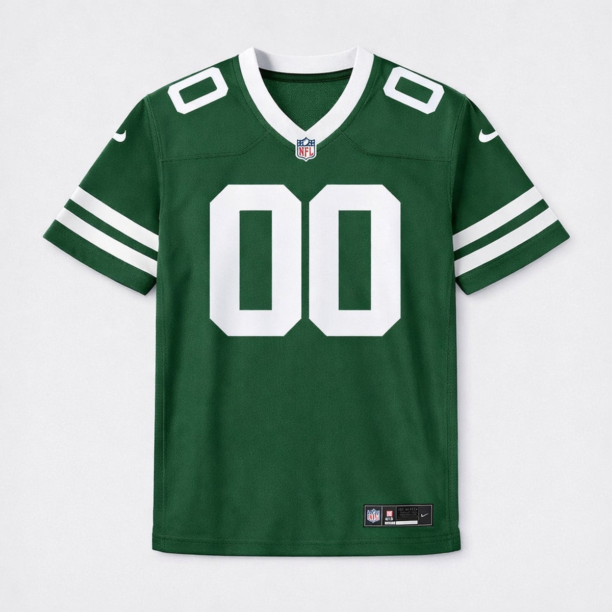 Green Varsity Football Jersey – Custom Name and Number - 1