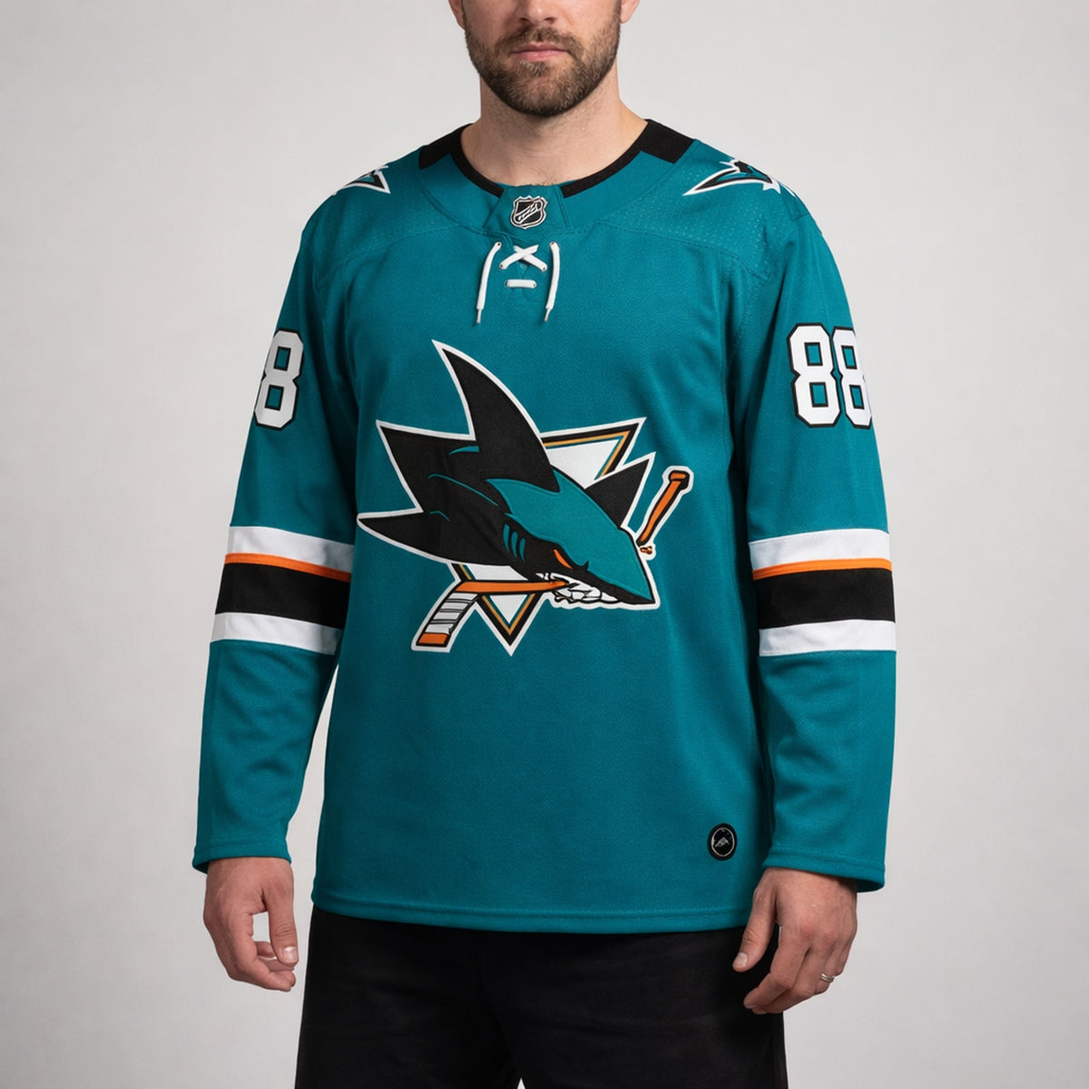 Burns 88 Sharks Hockey Jersey - 4
