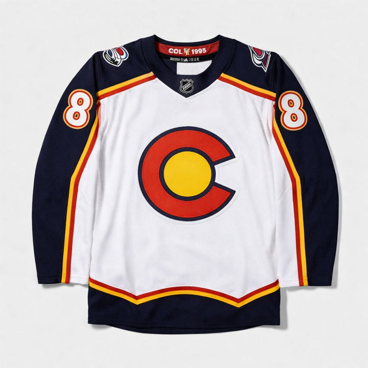 Makar 8 Avalanche Hockey Jersey
