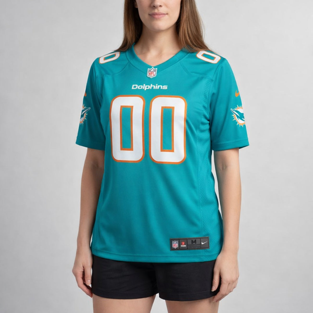 Miami Dolphins Any Name 00 Football Jersey - 5