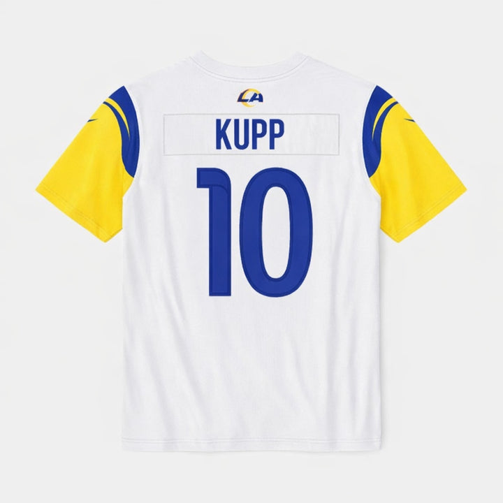 Kupp 10 Rams White Football Jersey