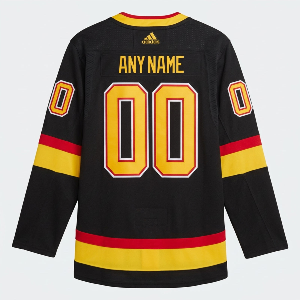 Black Vancouver Canucks Custom Hockey Jersey - 2