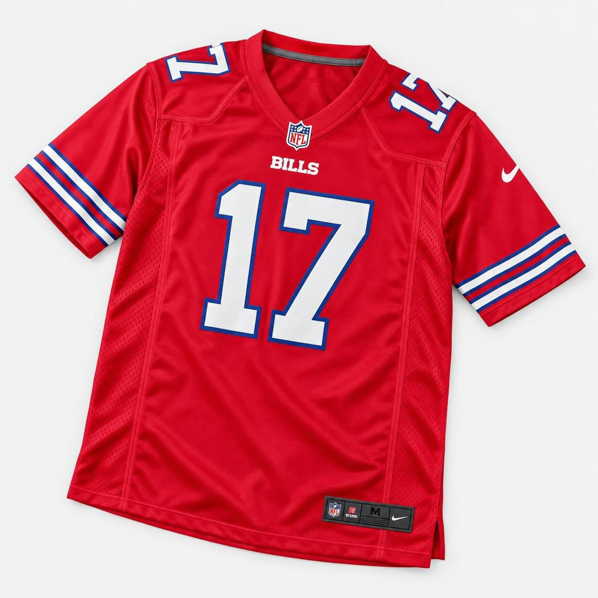 Allen 17 Buffalo Red Football Jersey - 3