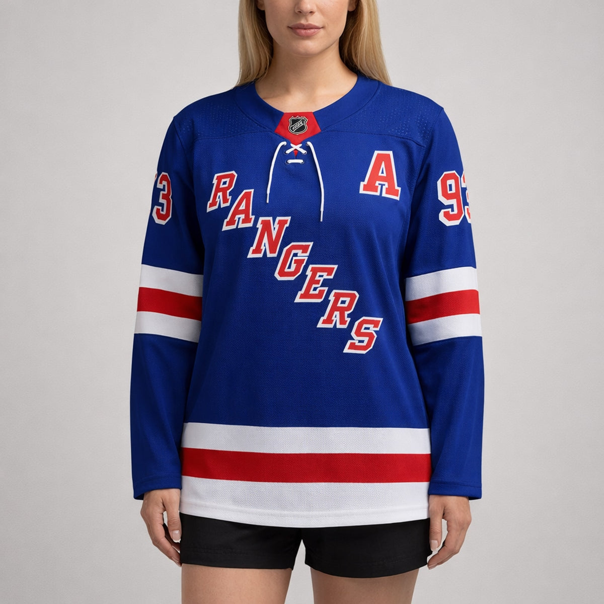 Zibanejad 93 Rangers Hockey Jersey - 5