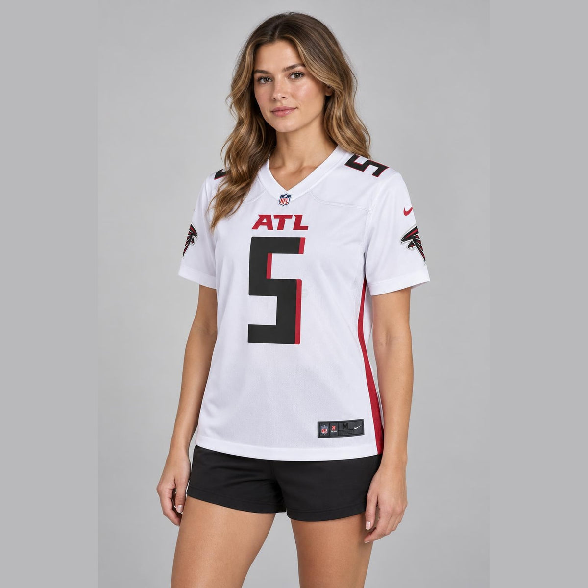 London 5 Atl White Football Jersey - 4
