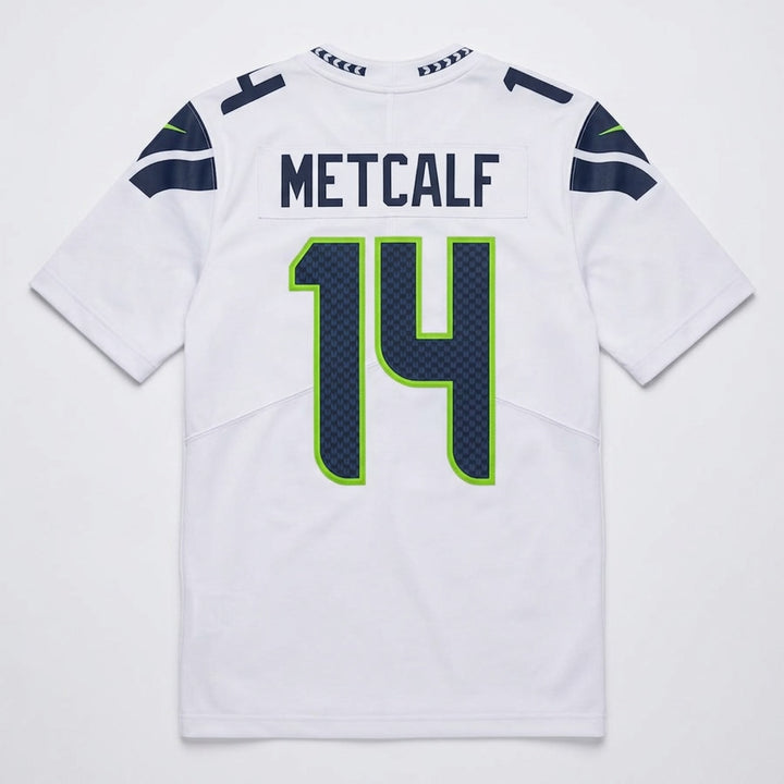 Metcalf 14 Seattle Football Jersey White