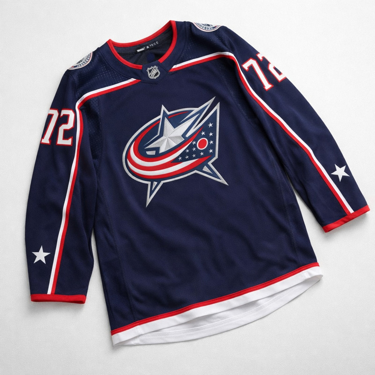 Columbus Blue Jackets Hockey Jersey Custom Team Name and Number - 3