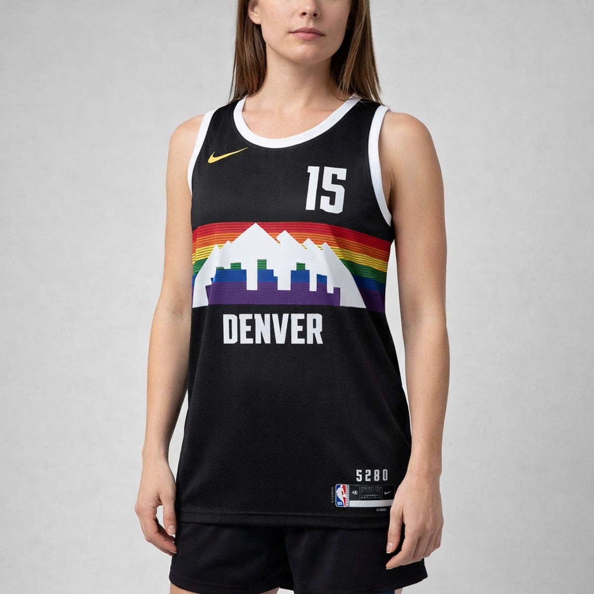 Jokić 15 Denver Basketball Jersey - 5